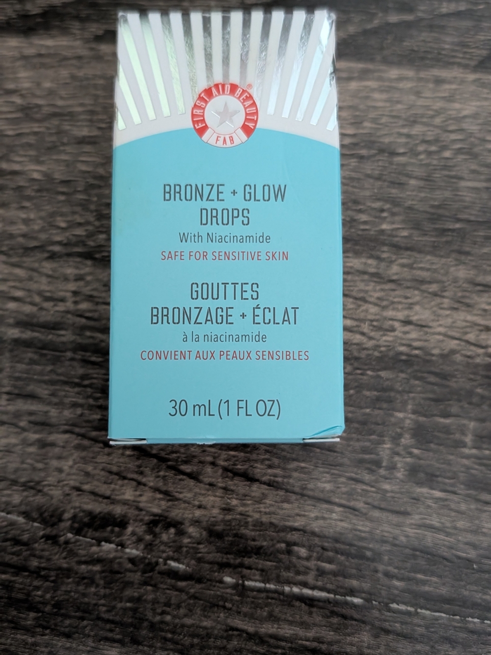 First Aid Beauty Bronze + Glow Drops - Glow Enhancing Drops (Blue Packaging)